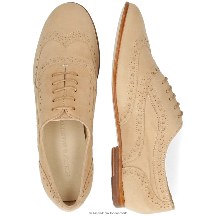 Kvinder Melvin & Hamilton sonia 1 beige oxford sko A28X661280