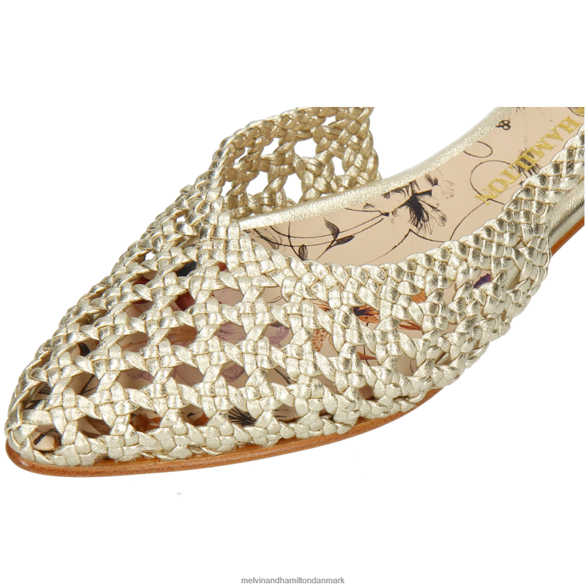 Kvinder Melvin & Hamilton alexa 27 guld sandaler A28X661893