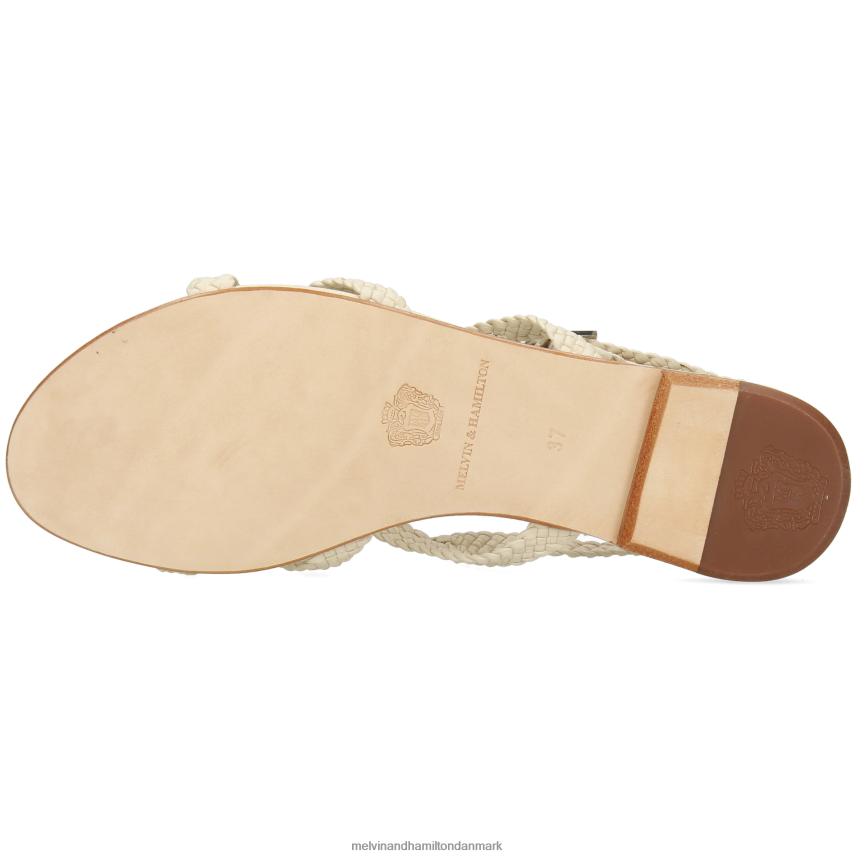 Kvinder Melvin & Hamilton hanna 86 hvid sandaler A28X661928