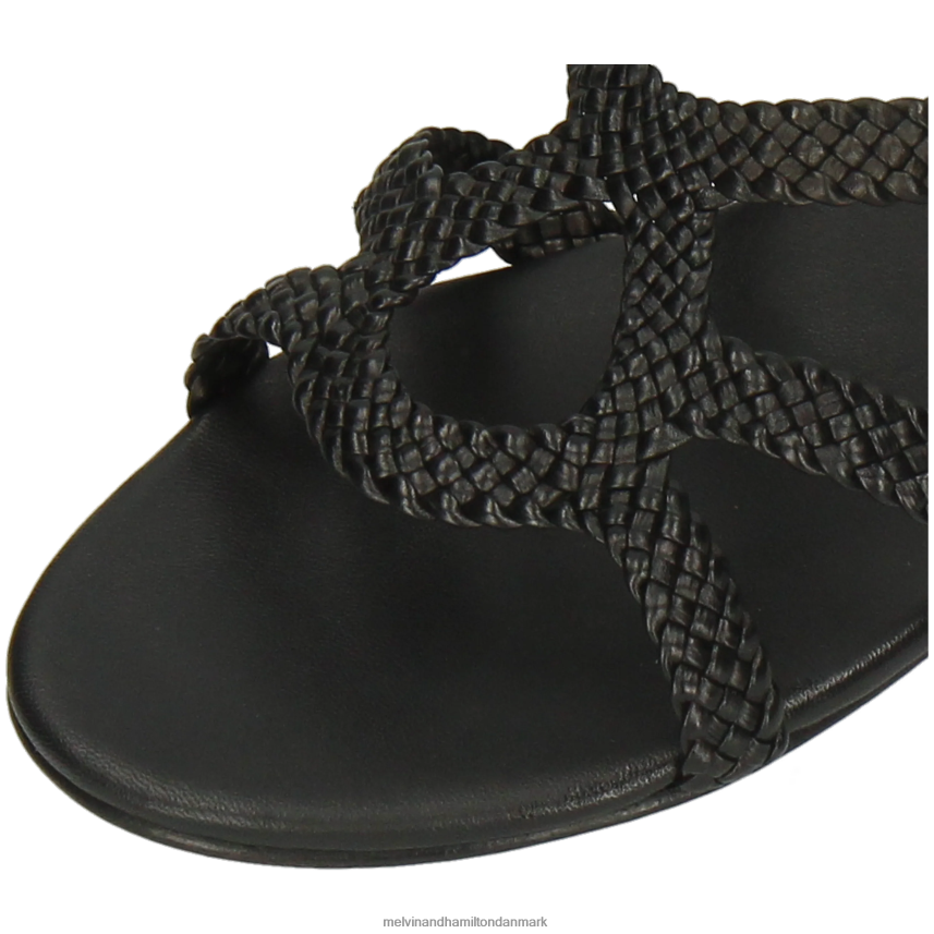 Kvinder Melvin & Hamilton hanna 86 sort sandaler A28X661946