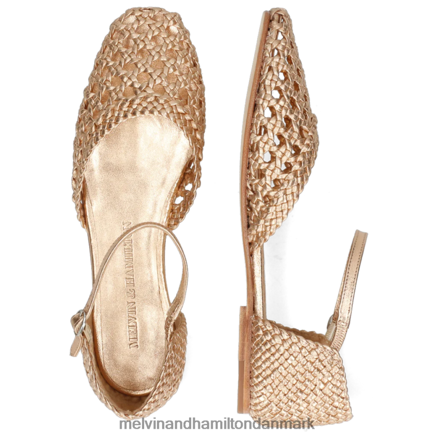 Kvinder Melvin & Hamilton melly 9 bronze sandaler A28X661923