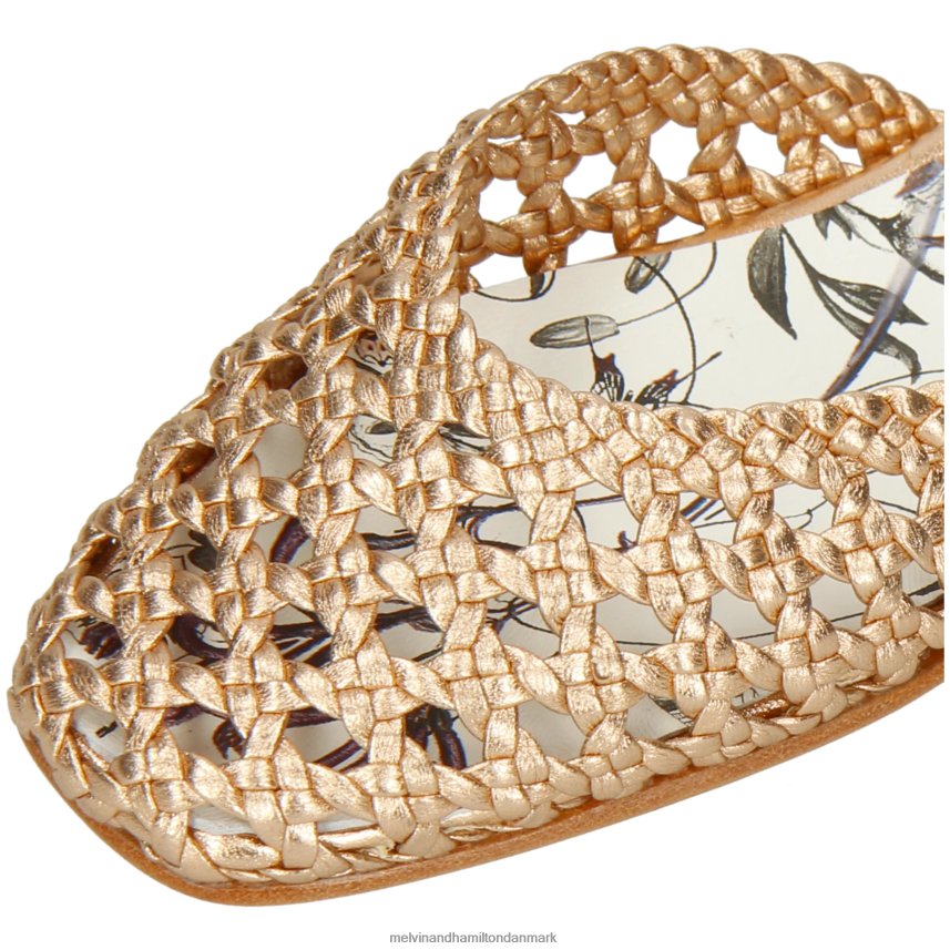 Kvinder Melvin & Hamilton melly 9 guld sandaler A28X661898