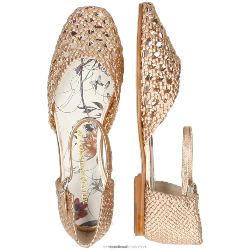 Kvinder Melvin & Hamilton melly 9 guld sandaler A28X661898