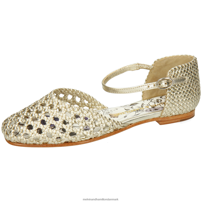 Kvinder Melvin & Hamilton melly 9 guld sandaler A28X661907