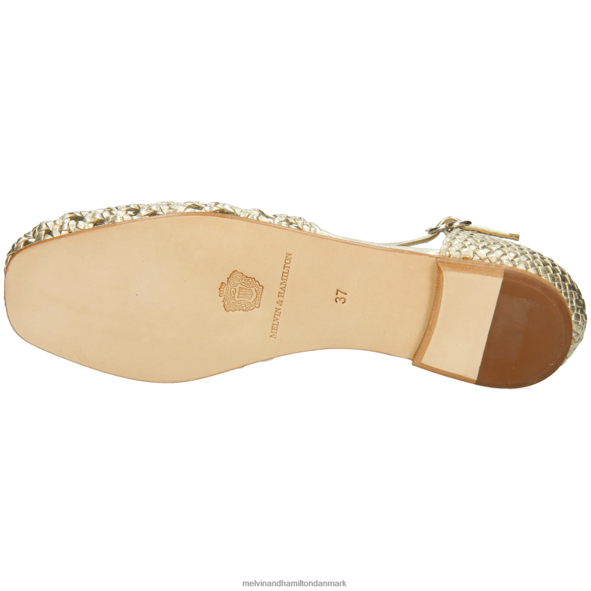 Kvinder Melvin & Hamilton melly 9 guld sandaler A28X661907