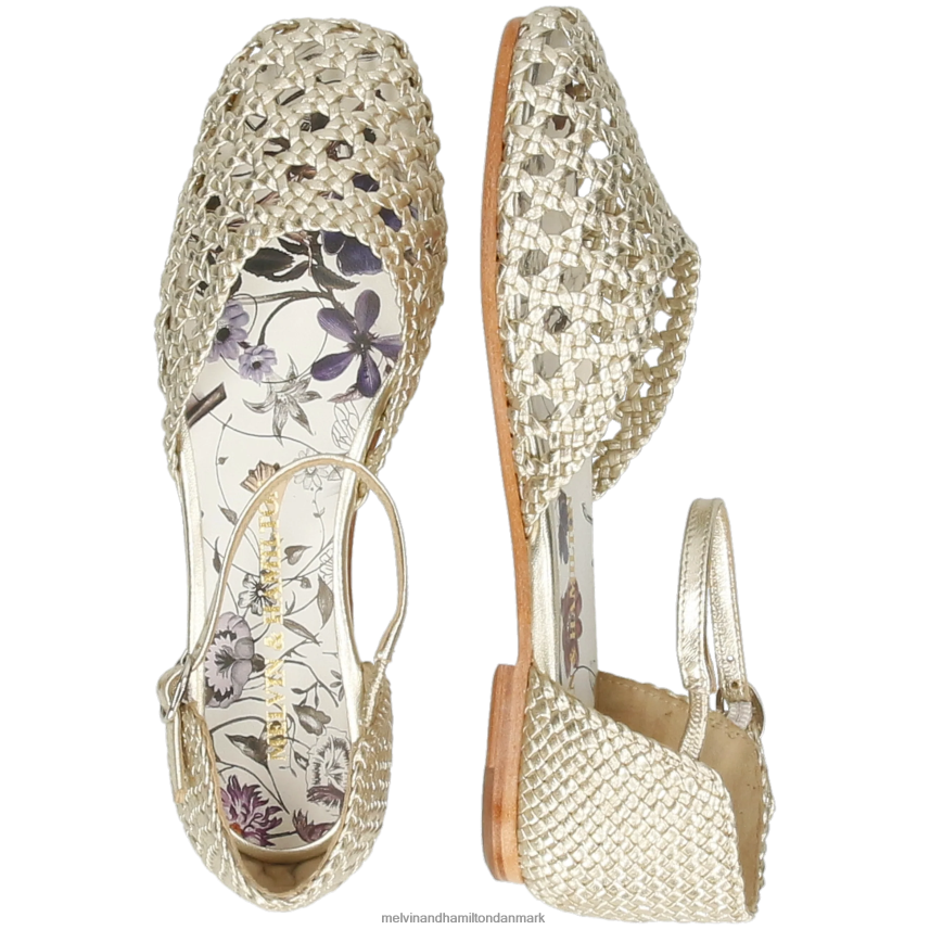Kvinder Melvin & Hamilton melly 9 guld sandaler A28X661907