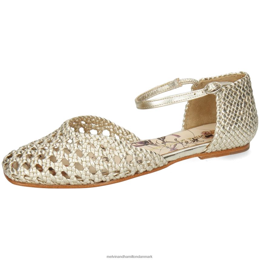 Kvinder Melvin & Hamilton melly 9 guld sandaler A28X661945