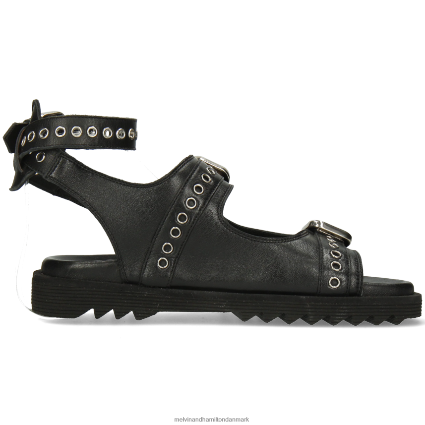 Kvinder Melvin & Hamilton wilma 37 sort sandaler A28X661935