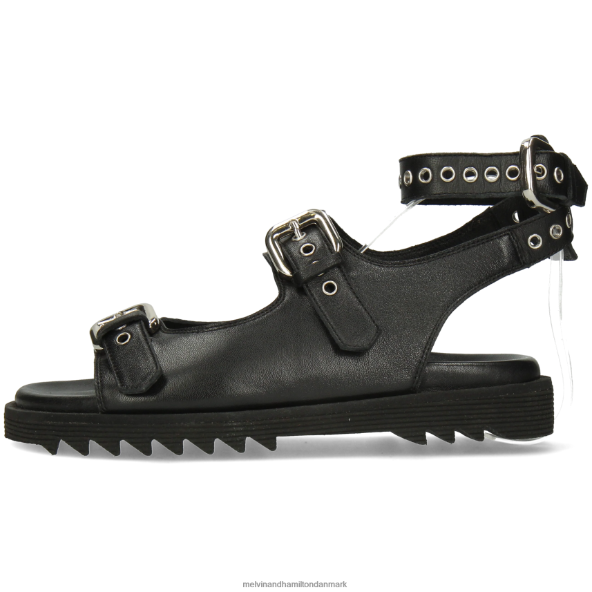 Kvinder Melvin & Hamilton wilma 37 sort sandaler A28X661935