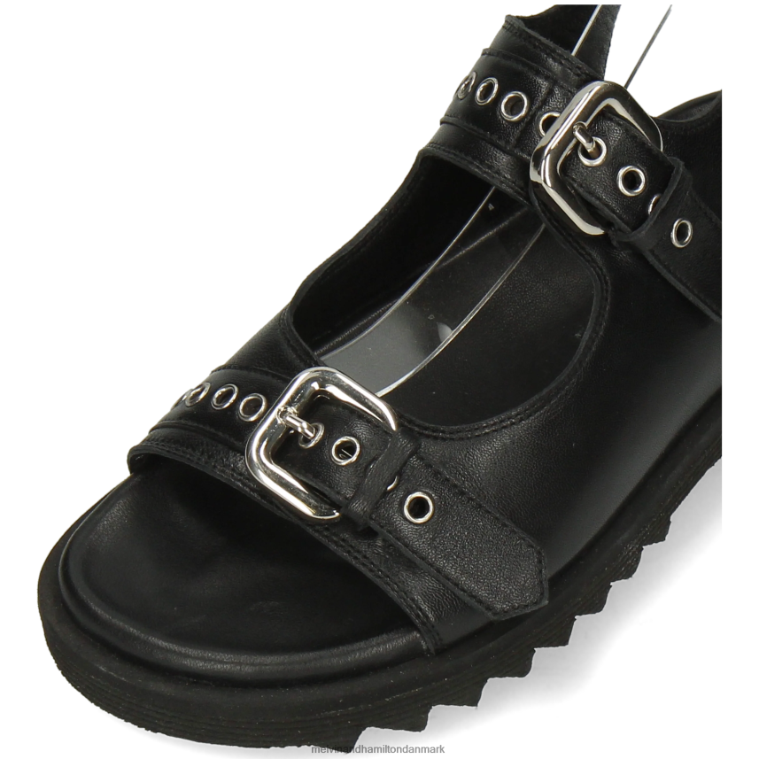 Kvinder Melvin & Hamilton wilma 37 sort sandaler A28X661935