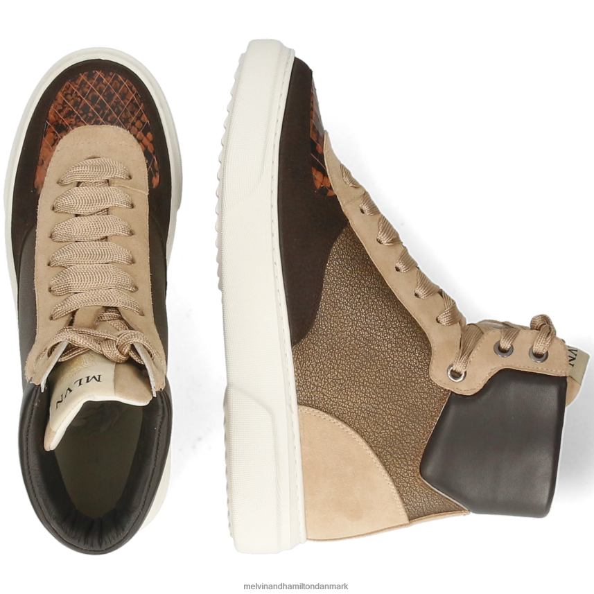Kvinder Melvin & Hamilton hailey 25 Brun sneakers A28X661792