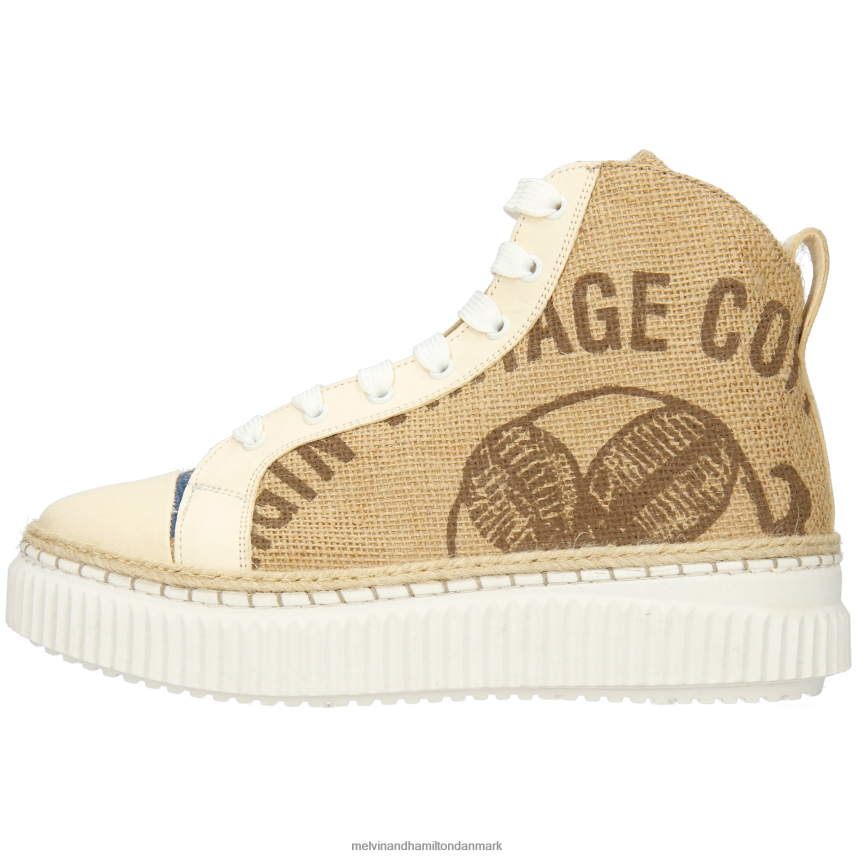 Kvinder Melvin & Hamilton nuri 12 beige sneakers A28X661850