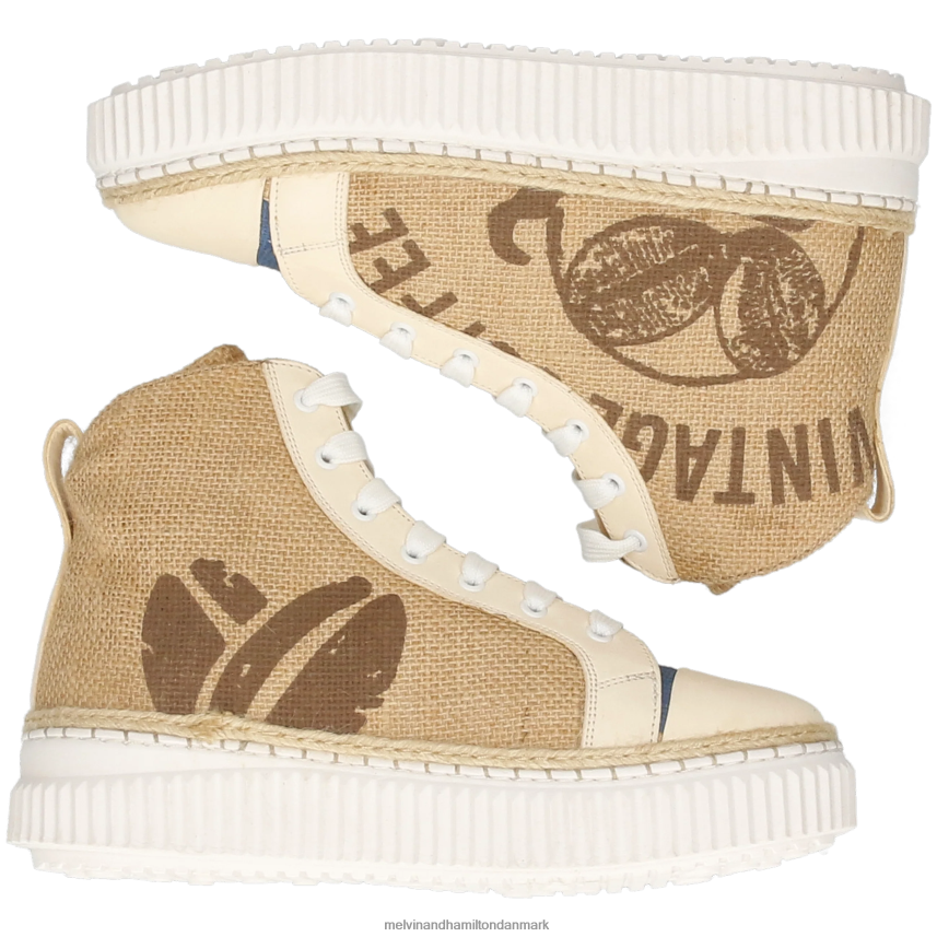 Kvinder Melvin & Hamilton nuri 12 beige sneakers A28X661850