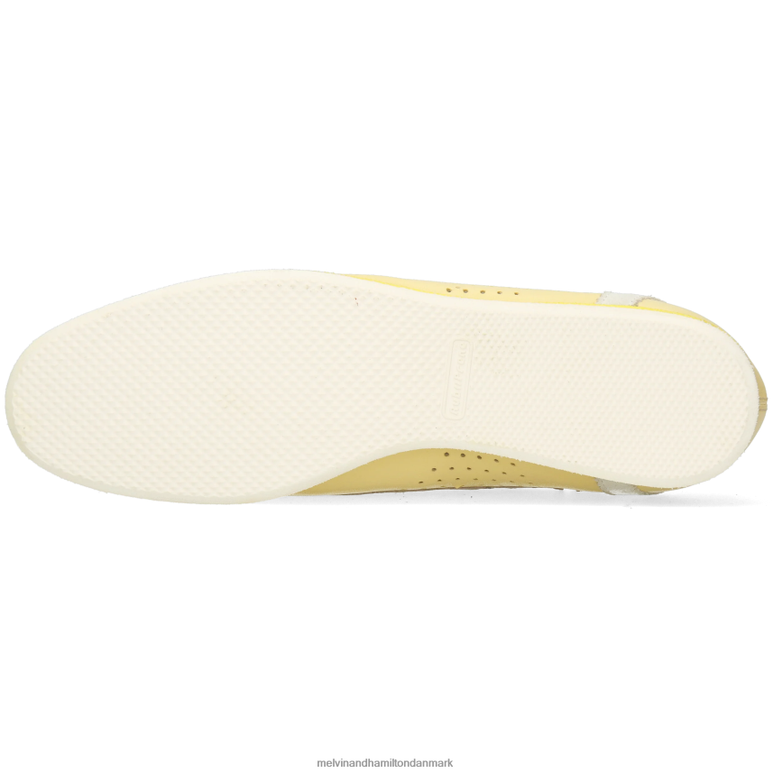 Kvinder Melvin & Hamilton perle 1 gul sneakers A28X661801