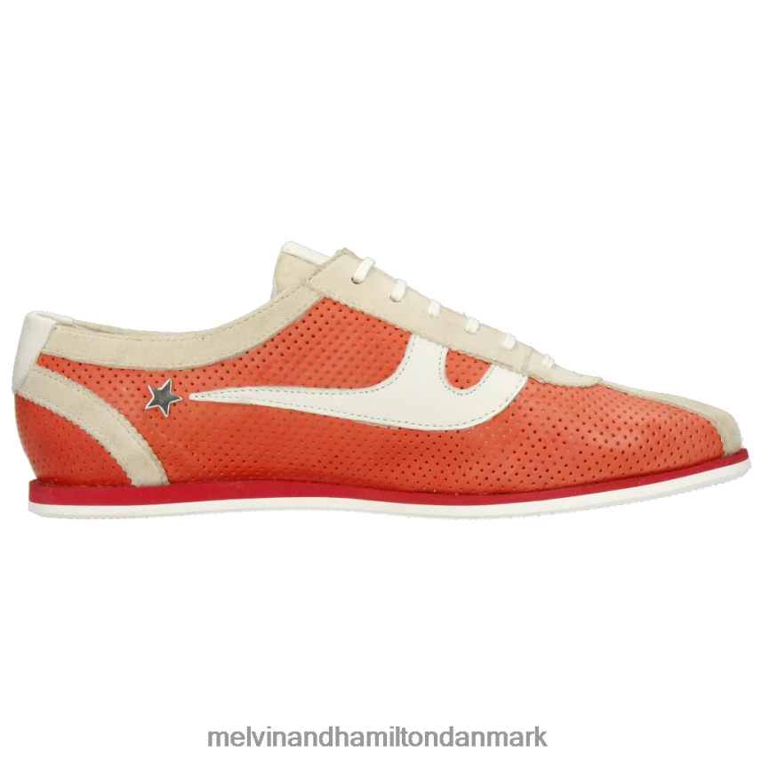 Kvinder Melvin & Hamilton perle 1 rød sneakers A28X661871