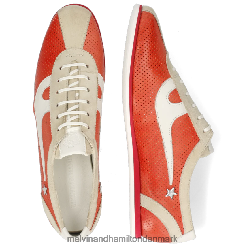 Kvinder Melvin & Hamilton perle 1 rød sneakers A28X661871