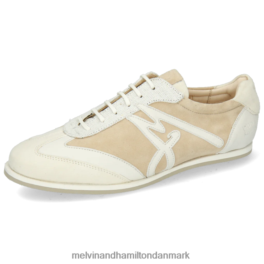 Kvinder Melvin & Hamilton perle 4 beige sneakers A28X661861