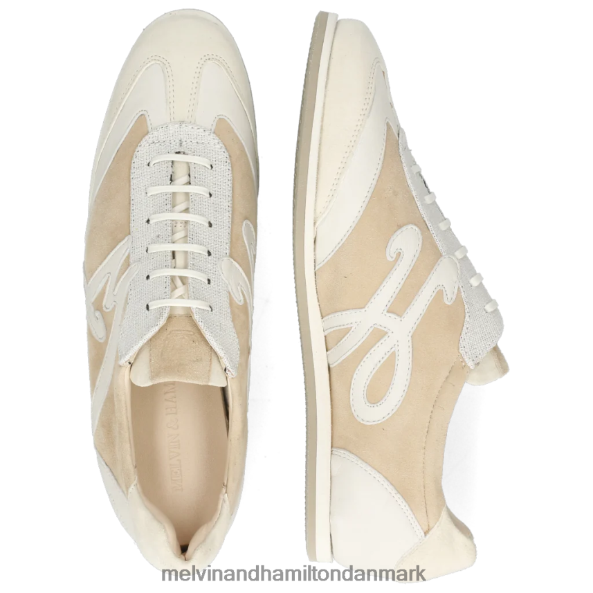 Kvinder Melvin & Hamilton perle 4 beige sneakers A28X661861