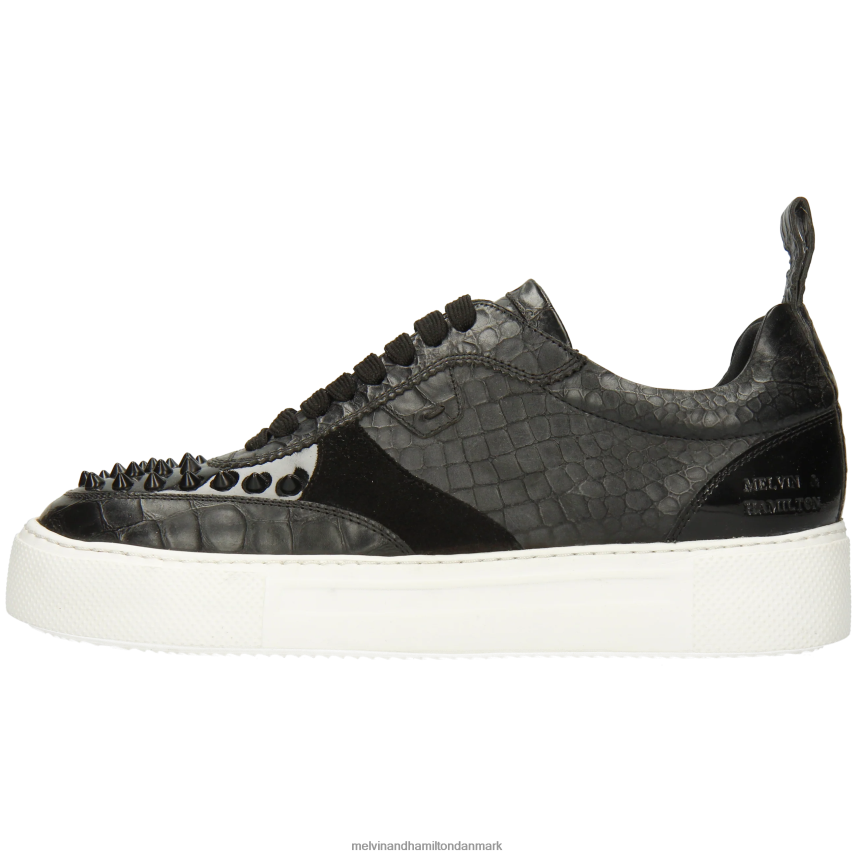 Kvinder Melvin & Hamilton rav 9 sort sneakers A28X661797