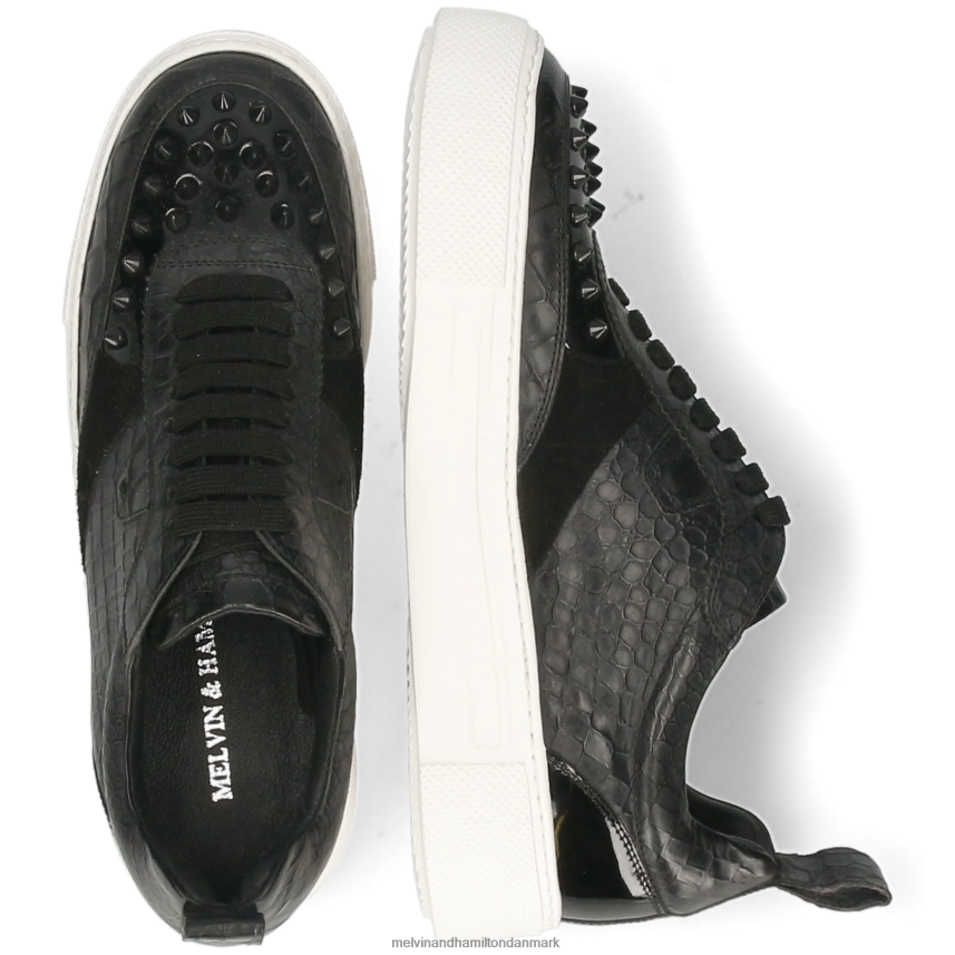 Kvinder Melvin & Hamilton rav 9 sort sneakers A28X661797