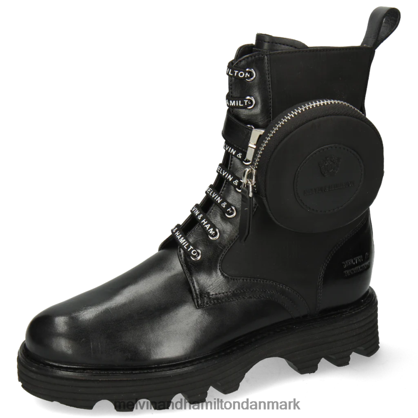 Kvinder Melvin & Hamilton leonie 14 sort støvler A28X661245