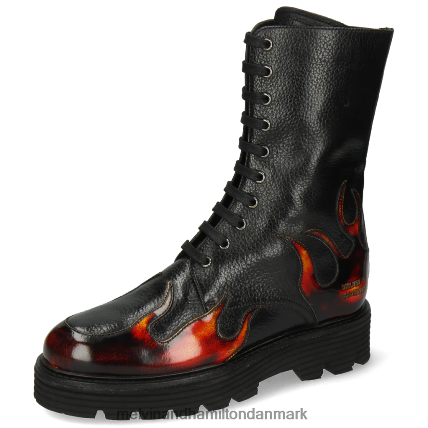 Kvinder Melvin & Hamilton leonie 19 sort støvler A28X661150