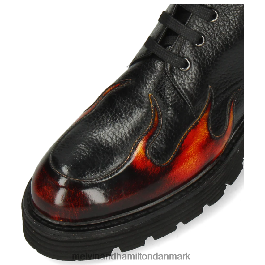 Kvinder Melvin & Hamilton leonie 19 sort støvler A28X661150