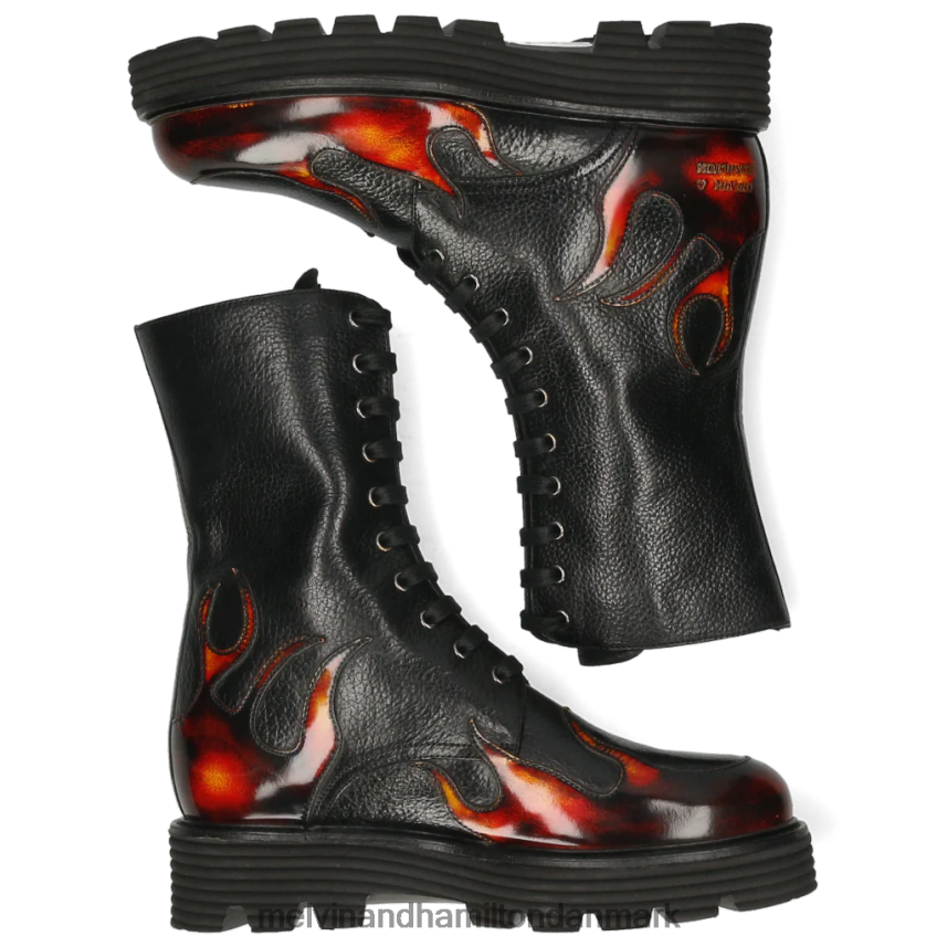 Kvinder Melvin & Hamilton leonie 19 sort støvler A28X661150