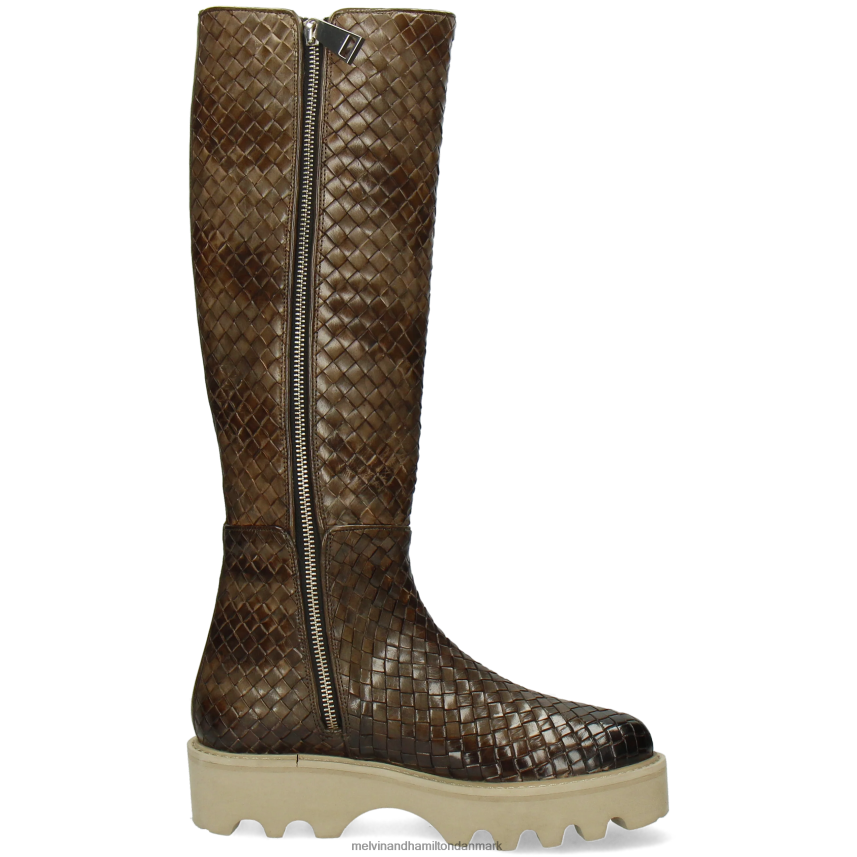 Kvinder Melvin & Hamilton leonie 21 kaki støvler A28X661206
