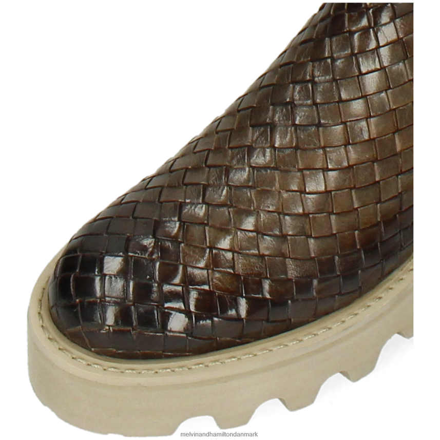 Kvinder Melvin & Hamilton leonie 21 kaki støvler A28X661206