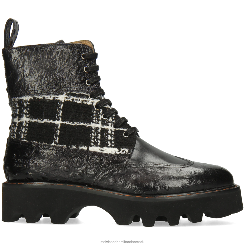 Kvinder Melvin & Hamilton megan 38 sort støvler A28X661187