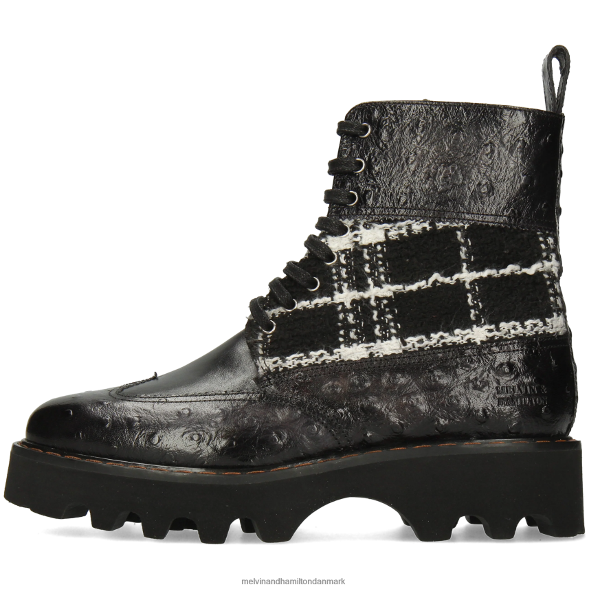 Kvinder Melvin & Hamilton megan 38 sort støvler A28X661187