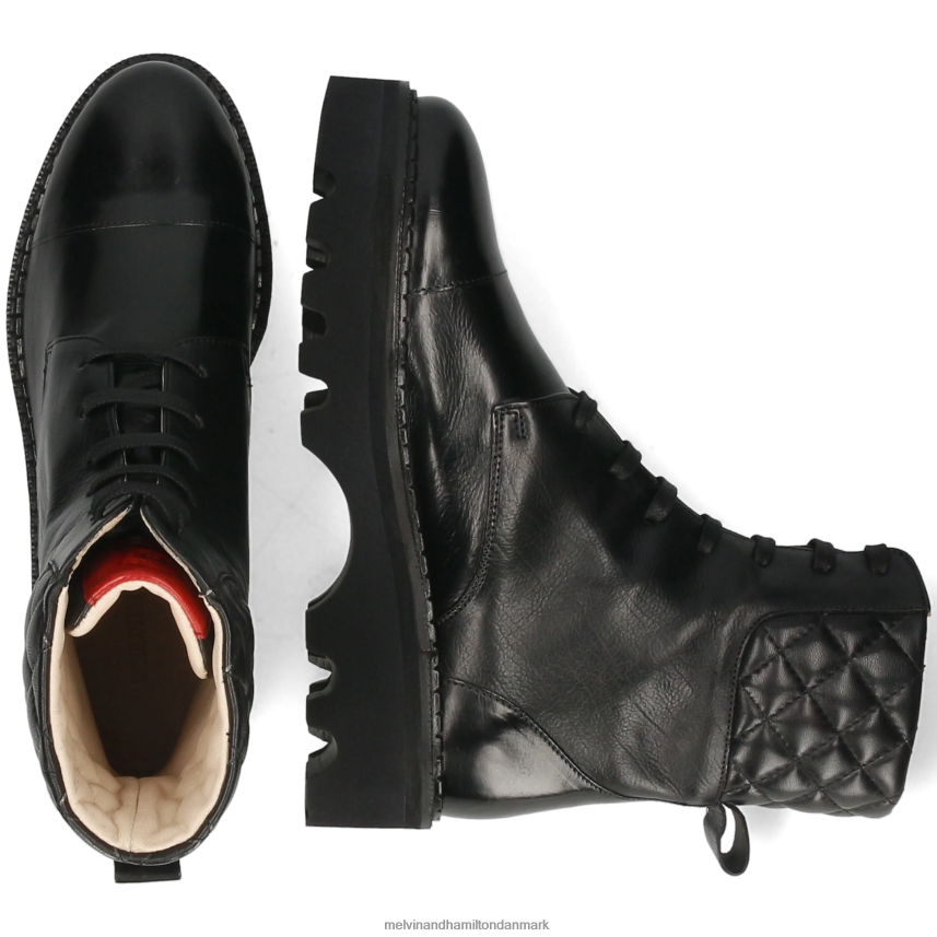 Kvinder Melvin & Hamilton sybille 12 sort støvler A28X661153