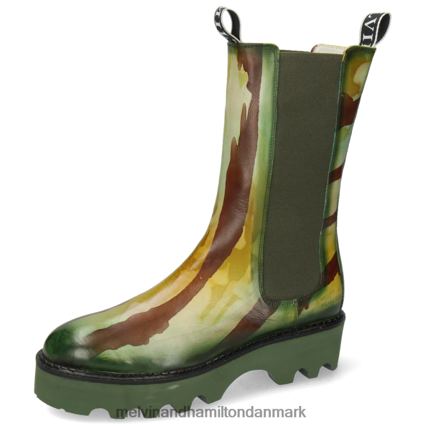 Kvinder Melvin & Hamilton sybille 5 grøn støvler A28X661218