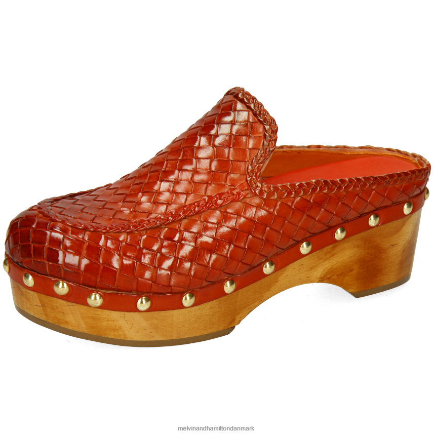 Kvinder Melvin & Hamilton flora 13 rød træsko A28X661991