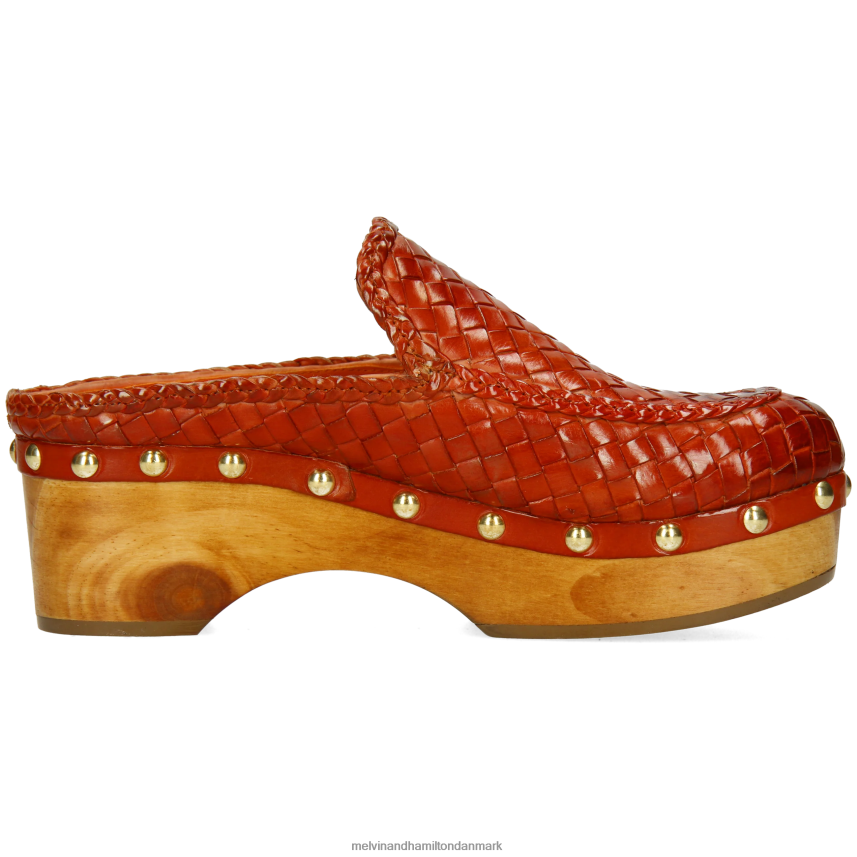 Kvinder Melvin & Hamilton flora 13 rød træsko A28X661991