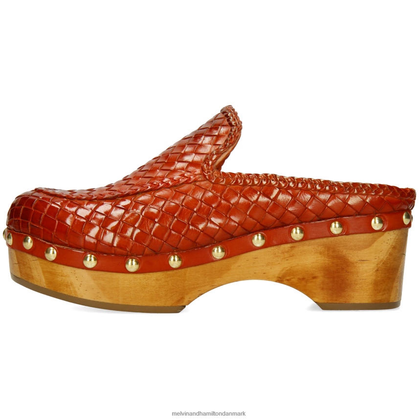 Kvinder Melvin & Hamilton flora 13 rød træsko A28X661991