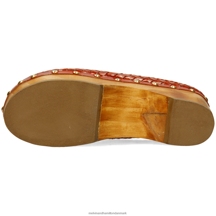 Kvinder Melvin & Hamilton flora 13 rød træsko A28X661991