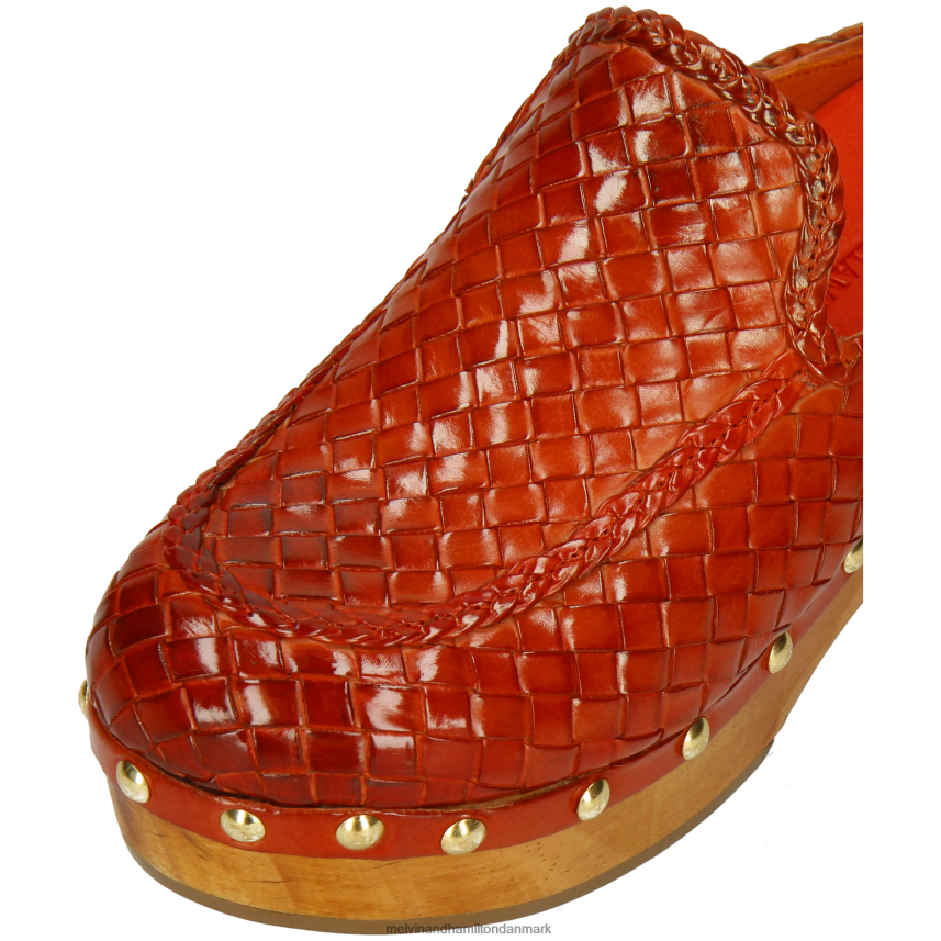 Kvinder Melvin & Hamilton flora 13 rød træsko A28X661991