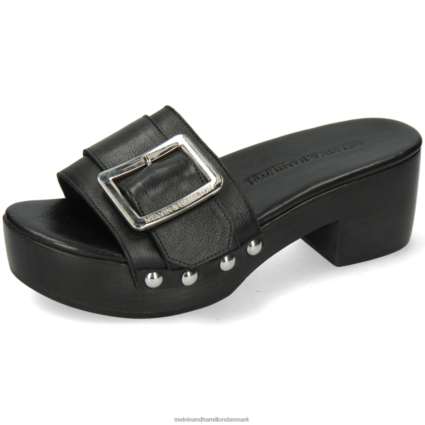 Kvinder Melvin & Hamilton layla 1 sort træsko A28X661998