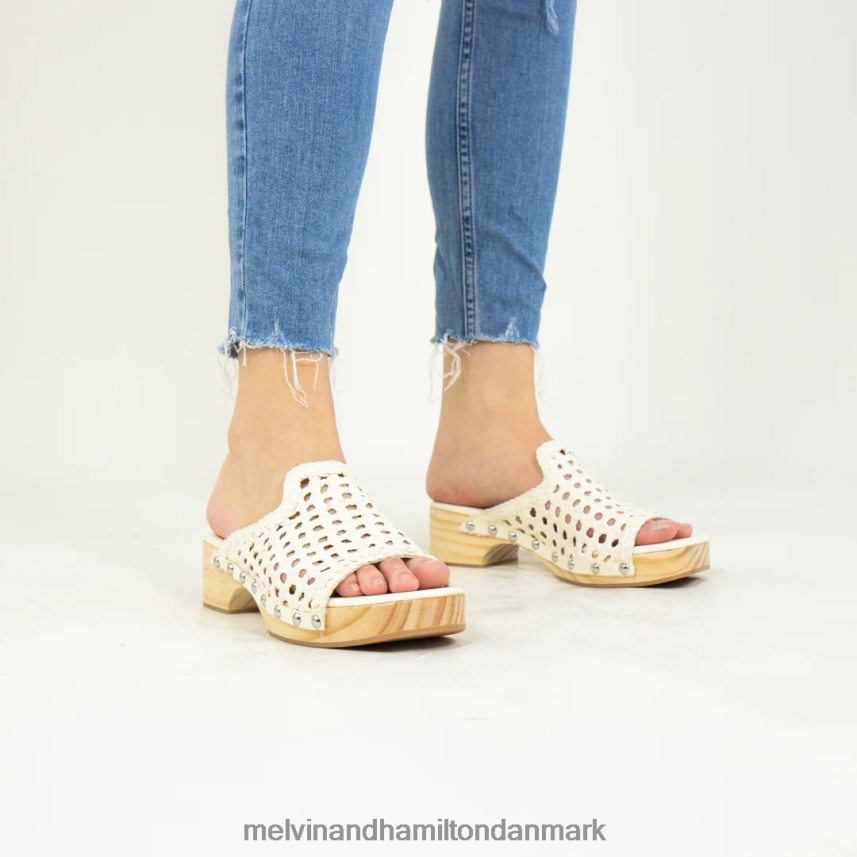 Kvinder Melvin & Hamilton maria 1 hvid træsko A28X661983