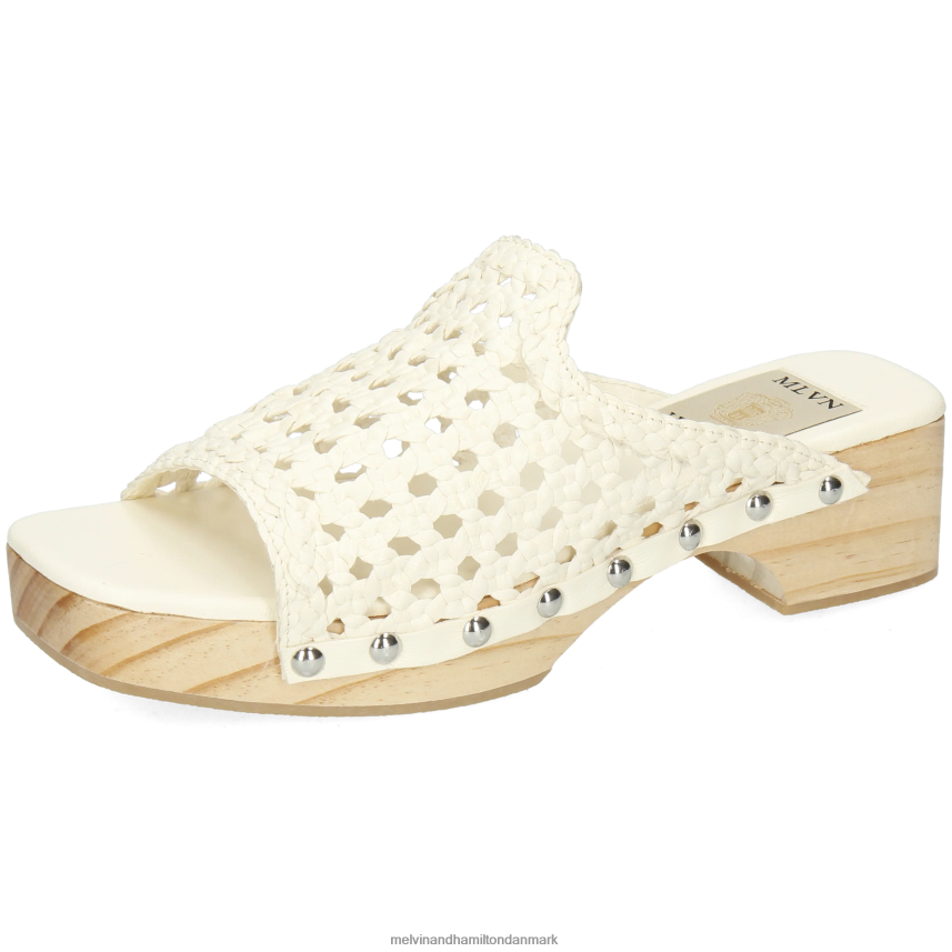 Kvinder Melvin & Hamilton maria 1 hvid træsko A28X661983