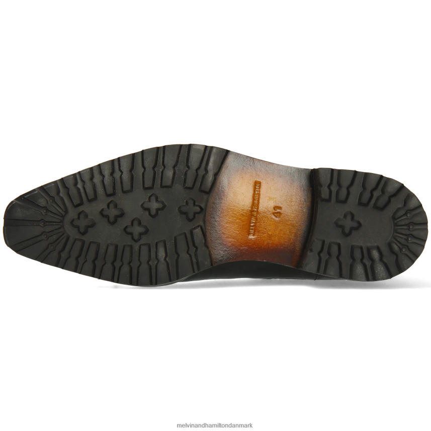 Mænd Melvin & Hamilton Lewis 57 sort ankelstøvler A28X6678