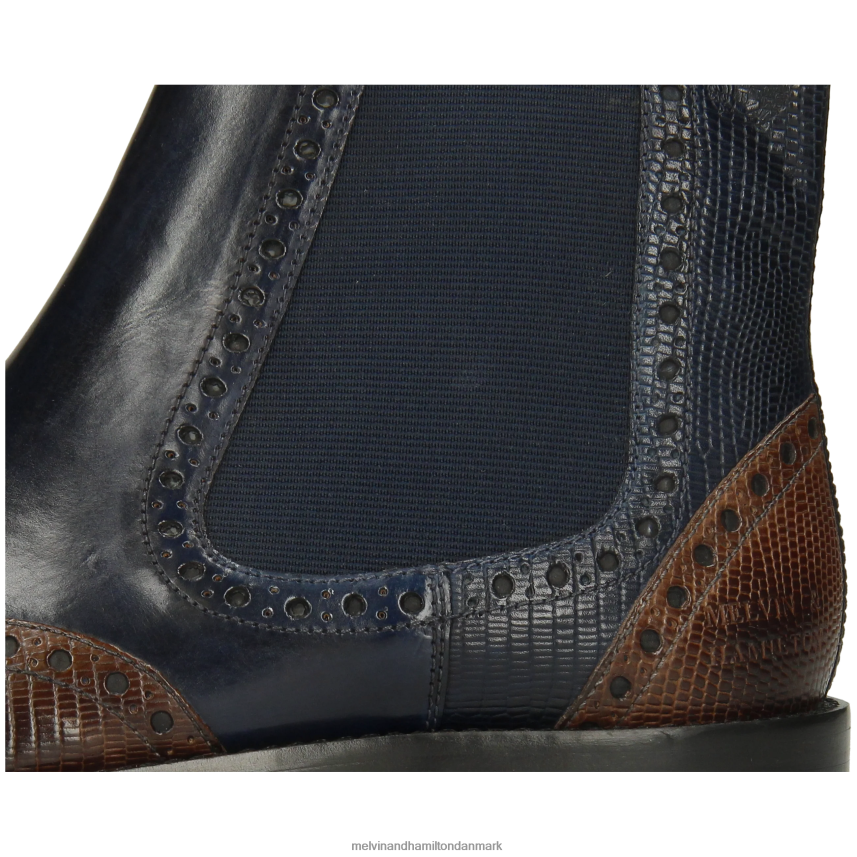 Mænd Melvin & Hamilton Martin 5 blå ankelstøvler A28X6619