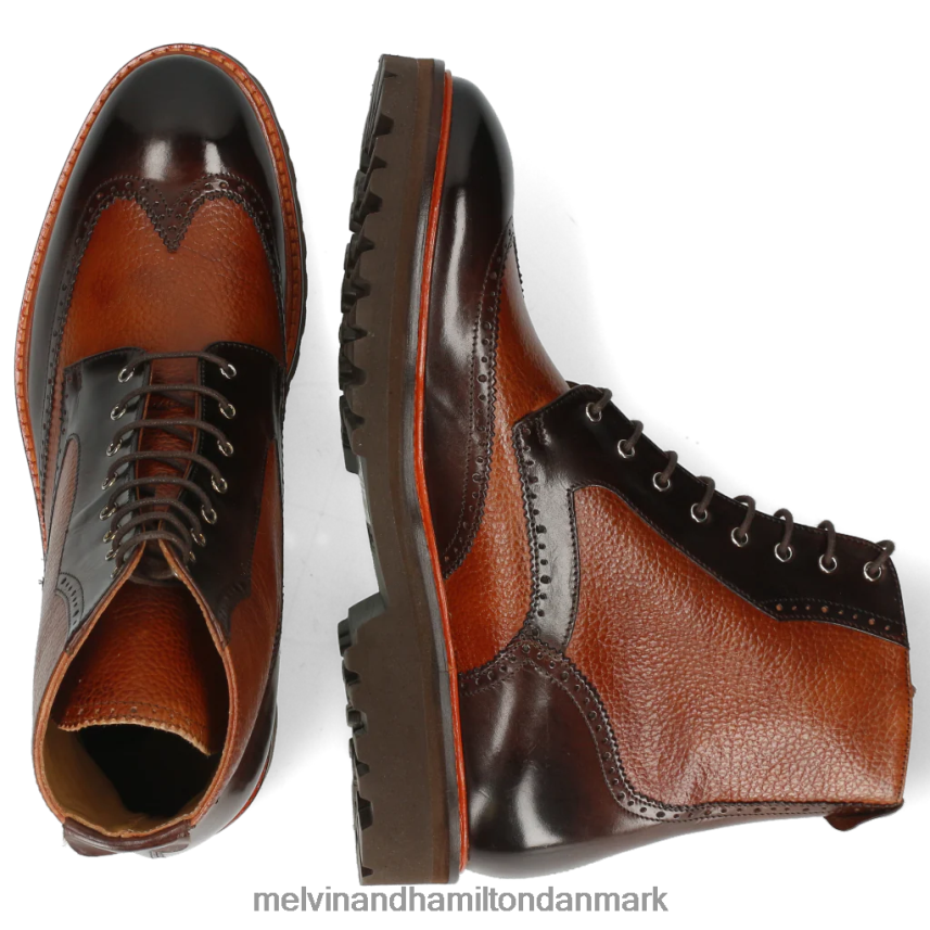 Mænd Melvin & Hamilton Mattæus 43 Brun ankelstøvler A28X66118