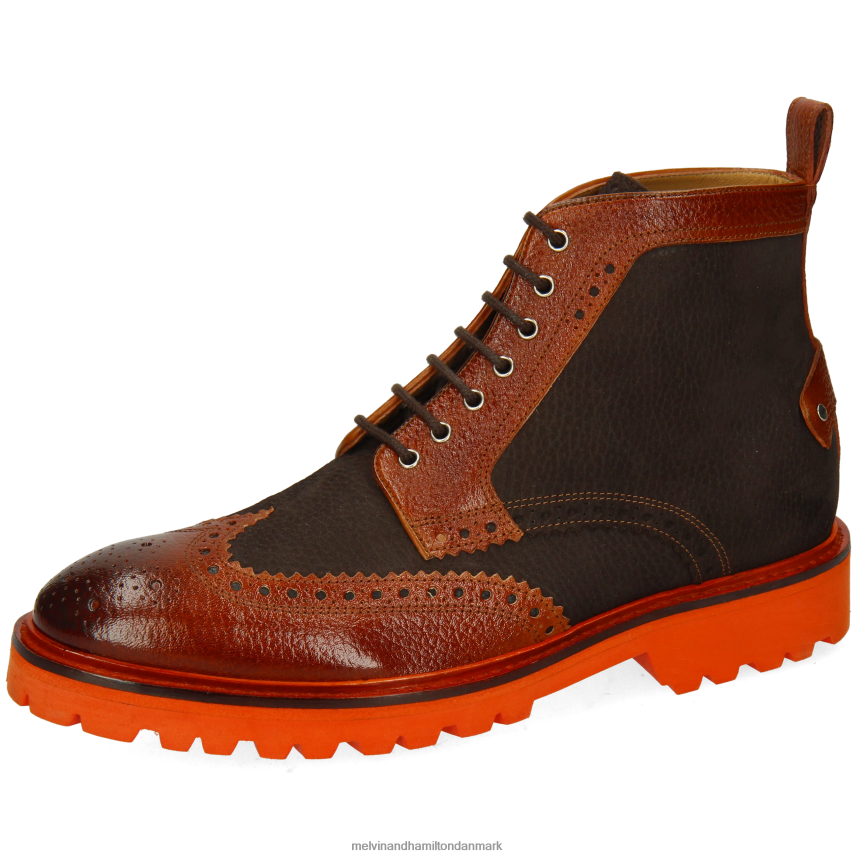Mænd Melvin & Hamilton Mattæus 48 Brun ankelstøvler A28X6697