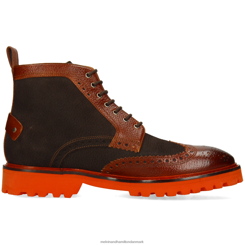 Mænd Melvin & Hamilton Mattæus 48 Brun ankelstøvler A28X6697