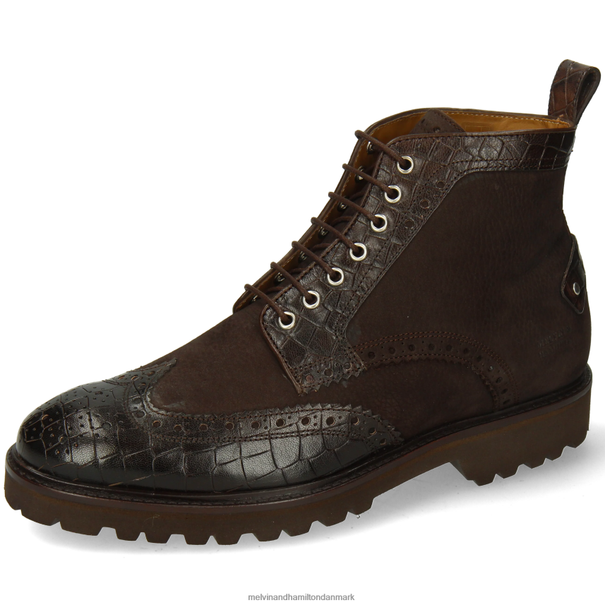 Mænd Melvin & Hamilton Mattæus 48 Brun ankelstøvler A28X6698