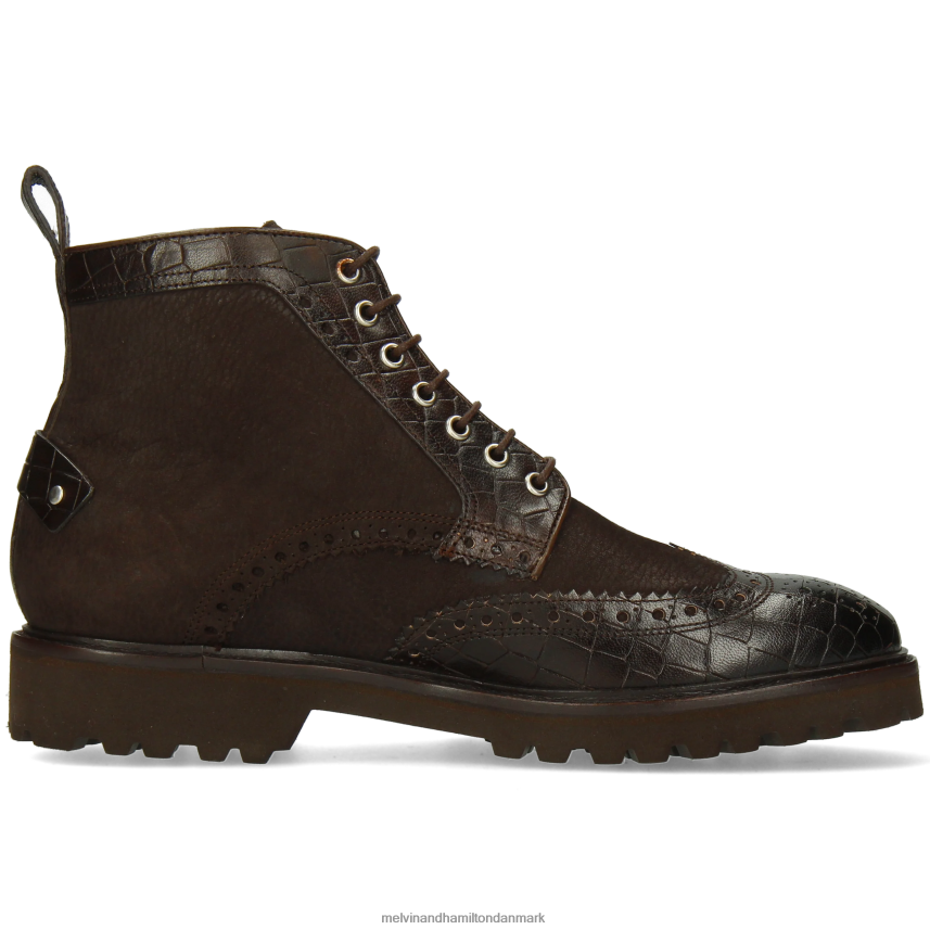 Mænd Melvin & Hamilton Mattæus 48 Brun ankelstøvler A28X6698