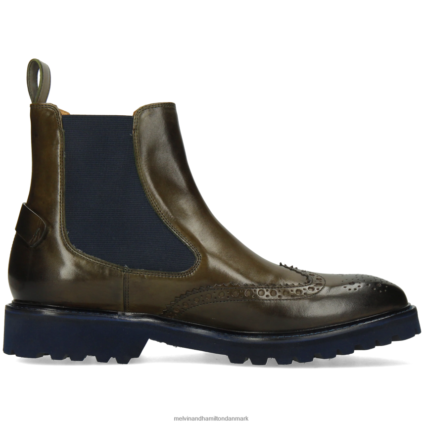 Mænd Melvin & Hamilton Mattæus 49 kaki ankelstøvler A28X6682